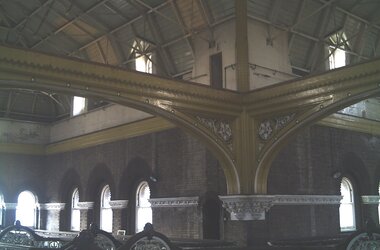 Estación de bombeo de Abbey Mills en Londres 