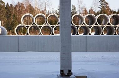 La empresa Dahlgrens Cementgjuteri de Suecia produce tubos de hormigón