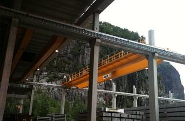 Grúa puente ABUS de doble viga ZLK en Noruega 
